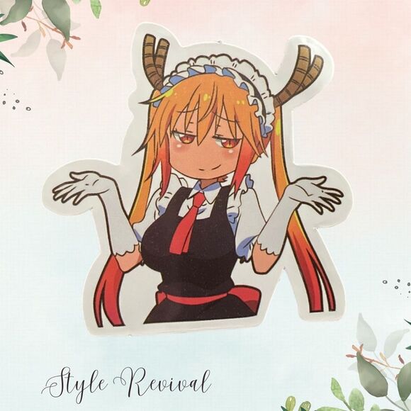 🎉 10/$10 Stickers - Miss Kobayashi's Dragon Maid Manga Anime Waterproof Decals - Picture 2 of 2